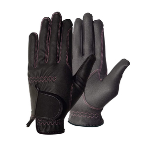 Guantes de equitación con logotipo y color personalizados, con palma de cuero transpirable y antideslizante para equitación. - Product Image 6