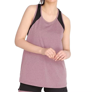 Purple Sleeveless Comfortable Scoop Neck Tank <b>Top</b> Women Soft Fleece Casual Eco-Friendly Workout Daily Wear Layering Breathable - Product Image 6