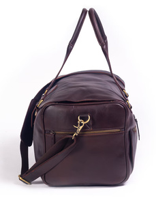 Sac de voyage en cuir vegan de haute qualité avec logo personnalisé, sac de voyage de luxe pour homme, grande capacité - Product Image 4