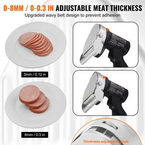 Affettatrice Elettrica Professionale da 80W in Acciaio Inox per Gyros, Kebab e Shawarma, Senza Fili - Product Image 4