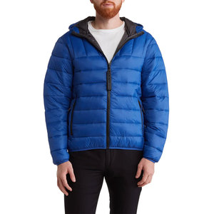 High Quality Men's Duck Down Puffer Jacket Waterproof Windproof <b>Zip</b> <b>Up</b> Casual Winter Outerwear Shiny Polyester Wadding Jacket - Product Image 1