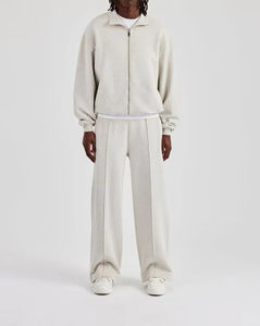 Conjunto de Chándal Casual Oversize Unisex Transpirable con Logotipo Personalizado 2026, 100% Poliéster Forro Polar de Alta Calidad, Liso con Cremallera, Venta al por Mayor - Product Image 2