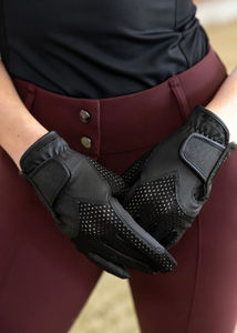 Gants d'équitation professionnels en cuir pour l'hiver, ultra respirants et confortables, avec logo personnalisé, vente en gros, modèle 2026 - Product Image 4