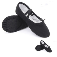 Zapatillas de Ballet Unisex para Niñas y Mujeres, con Suela Partida Elástica, Cómodas para Bailar, Yoga, Venta al Por Mayor, Color Personalizado, Satén