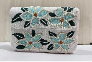 Nuevo Bolso de Mano de Diseño para Mujer con Cuentas, Bolsos de Mano con Cuentas, Bolsos Cruzados, Cadena Personalizable, Patrón Geométrico Plegable - Product Image 5