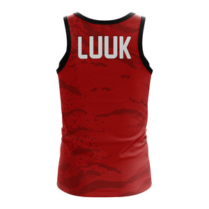 Custom Design Men's <b>Sports</b> <b>Tank</b> <b>Top</b> Full Sublimation Lightweight Running Singlet Gym Training Athletic Wear - Product Image 2