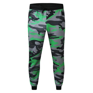 Pantalon de jogging camouflage de haute qualité pour homme, taille élastique avec cordon de serrage, coupe ajustée, confortable, style streetwear, idéal pour l'entraînement - Product Image 3