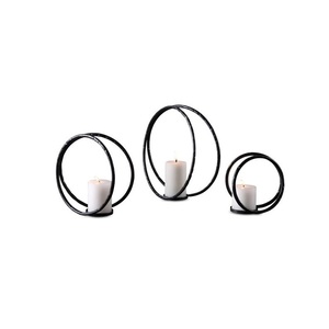 Lanterne en fer artisanale avec support métallique pour centre de table, éclairage domestique, mariages et dîners - Product Image 1