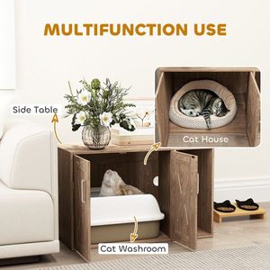 Caja de Arena para Gatos, Muebles y Accesorios Premium para la Comodidad Felina - Product Image 3