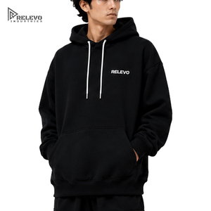 OEM Custom Logo <b>Men</b> Heavyweight Fleece Oversized Hoodie, Drop Shoulder Plain Pullover Blank Hoodies With <b>Any</b> Design / Logo - Product Image 1