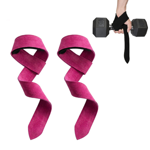 Correas de Levantamiento de Pesas de Cuero Vacuno con Logotipo Personalizado, Resistentes, Ligeras, Plegables, Suaves, Ajustables y Antideslizantes - Product Image 4