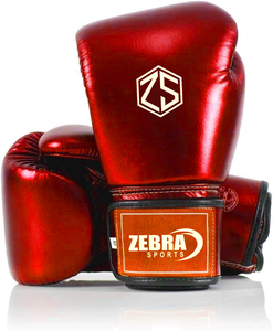 Guantes de Boxeo Profesionales de Cuero para Entrenamiento y Sparring, con Logotipo Personalizado, Cierre de Gancho y Bucle, para Kick Boxing, 8oz-16oz - Product Image 2