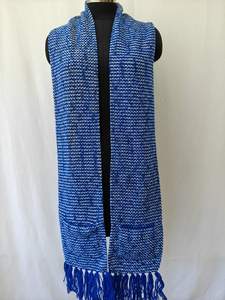 ผ้าพันคอไหมพรมดีไซน์เนอร์สำหรับทุกเพศ - ผ้าพันคอเนื้อนุ่มลายริบเก๋ไก๋ - ผ้าพันคอสำหรับฤดูหนาวพร้อมโลโก้สั่งทำพิเศษ - Product Image 2