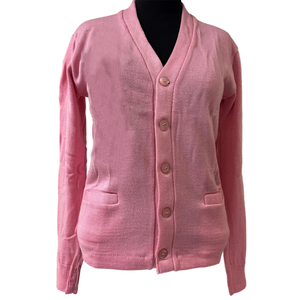 A | Suéter Cárdigan Universitario de Invierno KA Rosa para Mujer, Estilo Griego, Venta al por Mayor OEM/ODM, Tejido Acrílico y Algodón, Colores Personalizables - Product Image 2