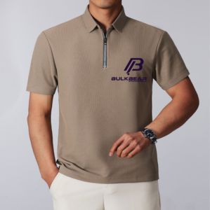Camisetas de Manga Corta para Hombre, 100% Algodón, Tejido de Punto, Diseño Personalizado, Alta Calidad, Ligeras, de Secado Rápido y Transpirables - Product Image 1