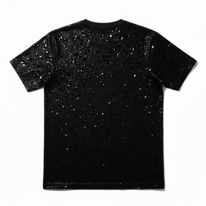 Camiseta de Algodón Orgánico Sostenible con Pedrería, Diseño Personalizado, Ecológica, con Estampado de Diamantes Brillantes, Proveedor de Camisetas de China - Product Image 2