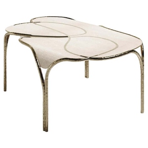 Unique Design coffee <b>table</b> vintage brass heron sculpture <b>table</b> luxury glass top round coffee <b>table</b> - Product Image 1