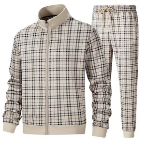 Survêtement unisexe d'été avec poches zippées, sweat à capuche zippé intégral, ensemble 2 pièces respirant et à séchage rapide pour la course, le jogging, le sport et les loisirs - Product Image 1