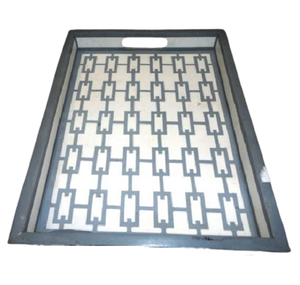 ถาดเสิร์ฟเรซินอีพ็อกซี่หรูหราโต๊ะวางกลางแบบยั่งยืนสำหรับบ้านร้านอาหารโรงแรมร้านกาแฟที่ให้บริการของตกแต่งที่มีความต้องการสูง - Product Image 1