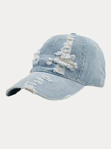 Distressed <b>Dad</b> <b>Hat</b> Washed Baseball Cap OEM ODM Factory High Quality Distressed Baseball Cap Custom Embroidery Cotton <b>Hat</b> - Product Image 3