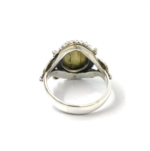 Handmade <b>Labradorite</b> <b>Ring</b> 925 Sterling Silver Bohemian Designer Jewelry for Women Daily & Any Occasion Wear - Product Image 4