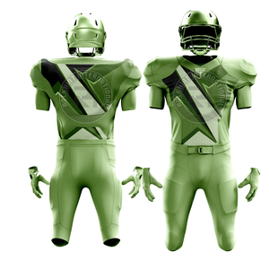 ชุดอเมริกันฟุตบอลสำหรับนักกีฬา ผลิตจากผ้าโพลีเอสเตอร์ เนื้อผ้าเรียบเนียน สวมใส่สบาย เหมาะสำหรับการฝึกซ้อมและการแข่งขัน - Product Image 3