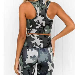 Conjunto de Yoga de 3 Piezas, Ropa Deportiva para Mujer, Traje de Fitness, Leggings de Gimnasio, Ropa para Entrenamiento - Product Image 3