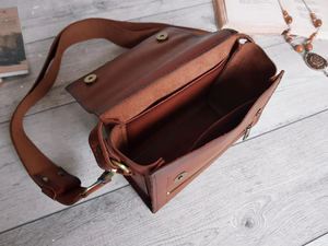 <b>Leather</b> Crossbody <b>Bag</b> Women <b>Small</b> <b>Leather</b> Purse Shoulder <b>Bag</b> Personalized Gift for Women <b>Leather</b> Handbag Everyday Purse - Product Image 5