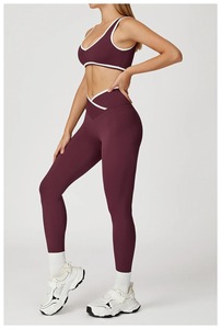 Leggings Deportivos para Mujer al por Mayor, con Bolsillo, Cintura Media, Costuras Visibles, Transpirables, Antibacterianos, de Algodón/Bambú - Product Image 2