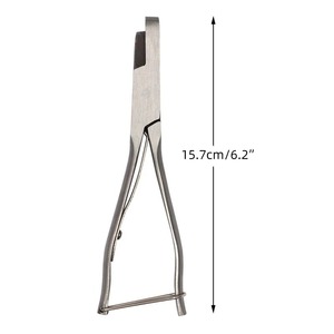 Alicate cortador de orejas de acero inoxidable en forma de U/V para cerdos, ovejas y ganado, instrumento quirúrgico manual para uso en animales de granja, juego de pinzas con certificación CE - Product Image 6