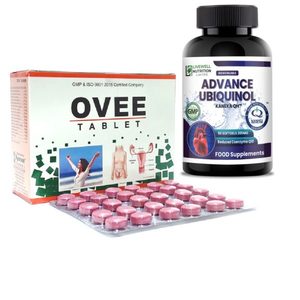 Complément de fertilité Ovee Ubiquinol en gélules molles, ensemble de thé bien-être utérin, santé féminine, vente en gros - Product Image 4