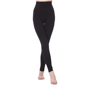 Pantalons de yoga respirants 100% coton pour femmes, leggings de yoga à taille élastique avec design personnalisé, motif uni, fabriqués au Pakistan - Product Image 1