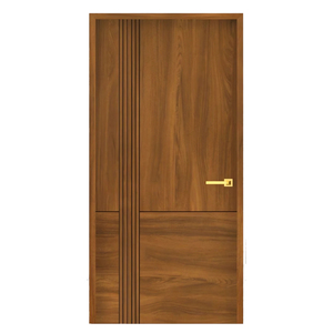 Porte intérieure en bois massif Golden Aero, design minimaliste, surface finie, fonctionnement manuel, utilisation pour chambre à coucher, GA-16L - Product Image 2