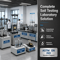 Equipo automático de laboratorio de suelos: Solución completa de pruebas, compactador Proctor, probador de relación de carga, investigación de ingeniería
