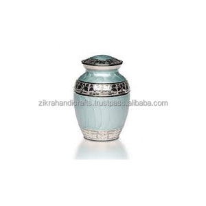 Décoration d'enterrement en métal de conception d'aigle, meilleur décor fait à la main pour les cendres humaines, meilleures urnes d'enterrement de crémation bon marché à vendre - Product Image 2