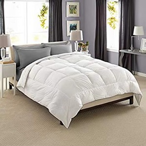 Parure de couette en duvet de canard blanc uni, en coton lavable, style classique, pour usage domestique - Product Image 2