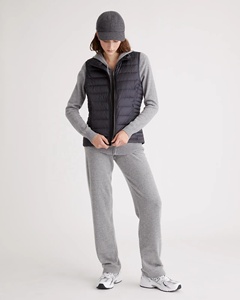 Chaleco acolchado para mujer, sin mangas, alternativa al plumón, ropa de abrigo de invierno, con cremallera, ligero, informal, para usar en capas. - Product Image 5