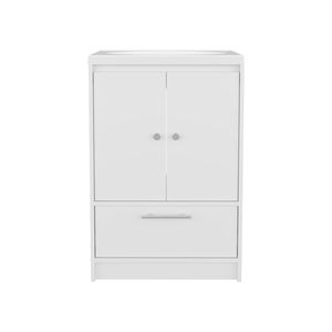 Meuble de salle de bain Madison blanc avec deux portes et deux tiroirs - Product Image 6