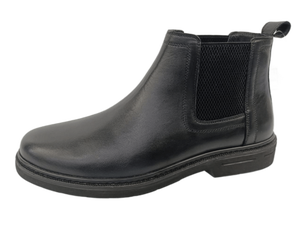 Botas Chelsea Dlords, Altura al Tobillo, Punta Redonda, Parte Superior de Cuero Genuino, Forro de Microfibra, Suela de Goma, Entresuela de EVA, Antideslizantes - Product Image 3