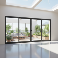 Ventana de Aluminio Moderna para Villa, Ventana Horizontal Insonorizada de Aleación de Aluminio para Casa Residencial, Ventanas Corredizas Plegables Toan Cau