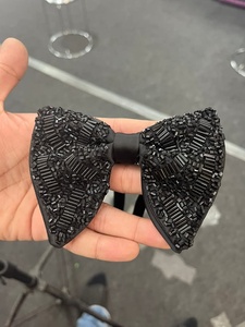 Corbata de Moño Ajustable Bordada en Seda Tradicional Premium Hecha a Mano Única para Hombres, para Bodas y Fiestas - Product Image 6