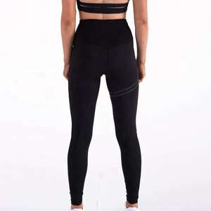 Leggings Deportivos Casuales Transpirables de Punto Sin Costuras para Mujer, con Efecto Push-Up, para Gimnasio y Yoga, Hasta la Rodilla - Product Image 4