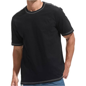 T-shirt pour homme en tissu peigné formel imprimé en sérigraphie, taille adulte, léger, respirant, coupe classique - Product Image 1