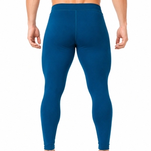 Leggings de compression pour hommes, tissu extensible de qualité supérieure, coupe performante, confort actif, prêt pour l'entraînement, tissu doux et flexible - Product Image 2