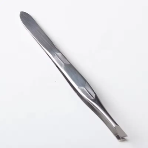Pince à épiler professionnelle pour sourcils, en acier inoxydable, réutilisable, légère, à pointe droite, extracteur de sourcils pour hommes, ANAAIF - Product Image 3