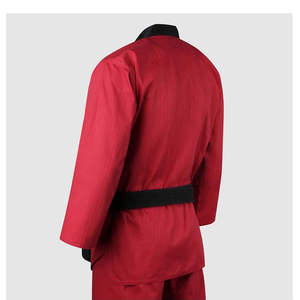 Uniforme de Taekwondo para Artes Marciales, Cuello en V, Uniforme de Maestro para Adultos, Poliéster/Algodón, Ligero, de la Mejor Calidad - Product Image 4