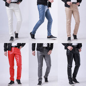 Pantalones de cuero ligeros para hombre, los más vendidos, para uso casual, de primera calidad. - Product Image 2