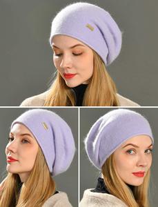 Bonnet élégant en tricot doux et chaud pour l'hiver, côtelé, à revers, extensible, ajustable, en coton/laine, unisexe, style décontracté streetwear - Product Image 4