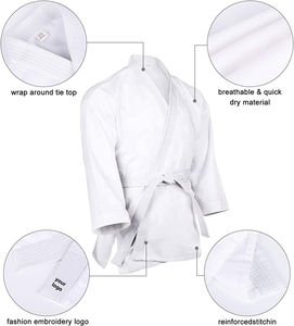 Kimono de karaté, uniforme d'arts martiaux, Dobok approuvé - Product Image 1