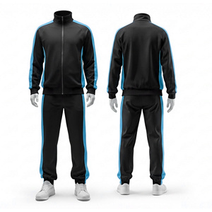 Ensemble de survêtement de sport de haute qualité pour hommes, personnalisable avec logo, pour la course et l'entraînement, idéal pour la gym et le fitness, vente en gros - Product Image 6